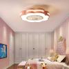 YUEGOO Ventiladores De Techo con Lmparas, Ventilador De Techo Ventilador Led De Techo con Iluminacin Y Remoto Silencio Moderno Moderno Techo Dimmable Lmpara De Guardera Creativa Iluminacin De Res view 3
