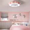 YUEGOO Ventiladores De Techo con Lmparas, Ventilador De Techo Ventilador Led De Techo con Iluminacin Y Remoto Silencio Moderno Moderno Techo Dimmable Lmpara De Guardera Creativa Iluminacin De Res view 4