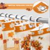 Fall Home Shower Curtain 36x72 Inch, Thanksgiving Farmhouse Maple Leaves Waterproof Bath Curtain with 12 Hooks, Home Marple Leaves Washable Polyester Wrinkle Free Shower Curtains for Bathroom Decor view 4