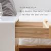 POCHY Beautiful Nightstand Nightstand Wooden Bedside Table with 3 Drawers Bedside Cabinet for Bedroom Living Room Sofa Bedside Dresser 40 X 37 X 52 Cm Save Space view 4