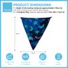 MYSTIC SKY BUNTING | Fabric Bunting | Reusable Decorations | Stars and Moons | Blue Bunting | Party decorations | Eco Decorations view 4