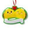 3D Personalized Our First Christmas Ornament 2025 | Custom Mexican Food Tacos Couple Ornaments Taco Couples Ornament 2025 Family of 2 Unique for a Couple Ornaments Couples Unique Gifts view 2