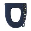 AOKLEY Toilet Seat Cushion, Soft Warm Toilet Cover Pads Washable Velvet Fabric Toilet Seat Covers Pads Reusable, Machine-Washable, Easy-Install (Blue) view 1