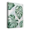 Renditions Gallery Canvas Nature Wall Art Glam Paintings & Prints Faded Split Leaf Modern Botanical Abstract Canvas Artwork Decorations for Bedroom Office Kitchen - 32"x48" LT524 view 2