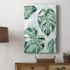 Renditions Gallery Canvas Nature Wall Art Glam Paintings & Prints Faded Split Leaf Modern Botanical Abstract Canvas Artwork Decorations for Bedroom Office Kitchen - 32"x48" LT524 view 3