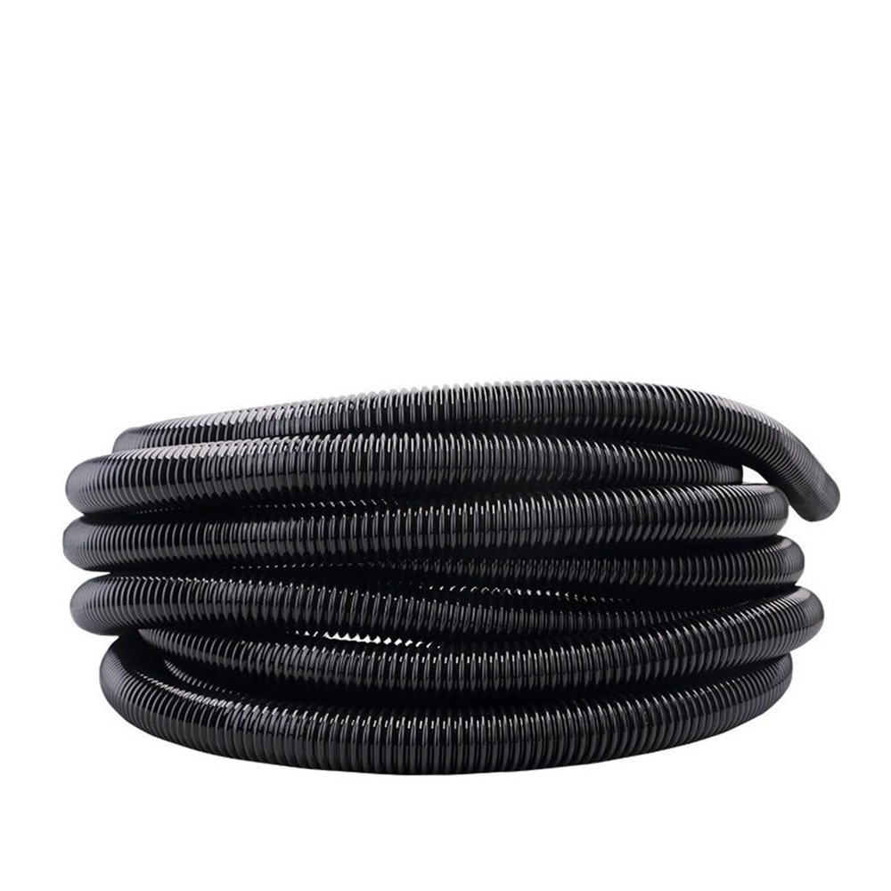 YAXRO Vacuum Cleaner Thread Hose Inner 35mm/Outer 42mm Bellows Straws Durable Flexible Soft Pipe Replacement Vacuum Cleaner Tube Black (Color : Black-8m (35mm))