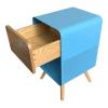 CALMR Practical Nightstand Small Bedside Table Home Living Room Bedroom Study Nightstand Small and Beautiful Bedside Cabinet Simple Style End Tables view 1