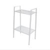 Fancial Rustic Bookshelf, 2 Tier Bookshelf, Metal Book Shelf for Storage, Bookcase for Office Organization and Storage view 1