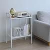 Fancial Rustic Bookshelf, 2 Tier Bookshelf, Metal Book Shelf for Storage, Bookcase for Office Organization and Storage view 2
