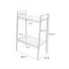 Fancial Rustic Bookshelf, 2 Tier Bookshelf, Metal Book Shelf for Storage, Bookcase for Office Organization and Storage view 3