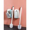 DLUXCA Toilet Brush Plastic Hanging Toilet Brush Bathroom Eco Friendly Toilet Brush Creative Flexible Toilette Home Items Bathroom Toilet Brush Holder (Color : Green, Size : One Size) view 3