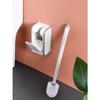 DLUXCA Toilet Brush Plastic Hanging Toilet Brush Bathroom Eco Friendly Toilet Brush Creative Flexible Toilette Home Items Bathroom Toilet Brush Holder (Color : Green, Size : One Size) view 4