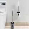 DLUXCA Toilet Brush Household Long Handle Toilet Brush Full Angle Decontamination Soft Brush Household Toilet Brush Suit Bathroom Toilet Brush Holder (Color : C, Size : One Size) view 3