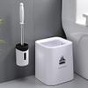 DLUXCA Toilet Brush Household Long Handle Toilet Brush Full Angle Decontamination Soft Brush Household Toilet Brush Suit Bathroom Toilet Brush Holder (Color : C, Size : One Size) view 4