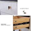 CALMR Practical Nightstand Household Bedside Table with 2 Drawers Nightstand Luxury Mini Bedside Cabinet Marble End Tables Fashionable Bedside Dresser view 3