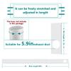 Daisypower Sliding Door Kit for Portable Air Conditioner,Adjustable Seal Panels for Portable AC Hose,Up to 90 Inch,6 Plates (5.9in) view 2