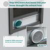 Daisypower Sliding Door Kit for Portable Air Conditioner,Adjustable Seal Panels for Portable AC Hose,Up to 90 Inch,6 Plates (5.9in) view 4