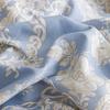 SUSYBAO Bohemian Damask Duvet Cover King 100% Cotton Boho Khaki Floral Duvet Cover 3 Pcs Set 1 Blue Paisley Flower Duvet Cover with Zipper Ties 2 Pillowcases Luxury Soft Beige Botanical Bedding view 3