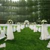 5meter/lot Sheer Crystal Tulle roll Fabric for Wedding Party Decoration Chair Sashes Width 45cm,Fuchsia view 3