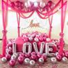 5meter/lot Sheer Crystal Tulle roll Fabric for Wedding Party Decoration Chair Sashes Width 45cm,Fuchsia view 4