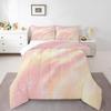 Glitter Galaxy Bedding Comforter Sets for Kids Teenagers, Pastel Galaxy Space Bedding Rainbow Tie Dye Comforter Set for Boys Girls, Starry Sky Gradient Down Comforter with 2 Pillowcases, Queen view 1