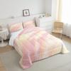 Glitter Galaxy Bedding Comforter Sets for Kids Teenagers, Pastel Galaxy Space Bedding Rainbow Tie Dye Comforter Set for Boys Girls, Starry Sky Gradient Down Comforter with 2 Pillowcases, Queen view 4