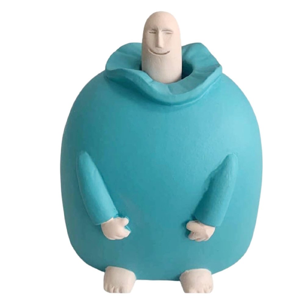 APLUSH Smiling Finger Table Decoration Personalized Hand Erect Middle Finger Up Ornaments Home Office Desk Figure Toys Creative Gifts for Homes Offices Cafes