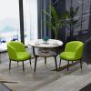 HM&DX Modern Table and Chairs Dining Set Office Reception Round Table Simple Kitchen Dining Table 2 Layers Small Space Colorful Coffee with Storage Negotiation Table Set for Kitchen Office Cafe view 1
