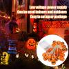 Firlar Halloween Lights String,Halloween Pumpkin String 20 LED Lights Lantern for Halloween Party Indoor Outdoor Home Festival Horror Decoration view 2