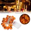 Firlar Halloween Lights String,Halloween Pumpkin String 20 LED Lights Lantern for Halloween Party Indoor Outdoor Home Festival Horror Decoration view 3