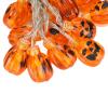 Firlar Halloween Lights String,Halloween Pumpkin String 20 LED Lights Lantern for Halloween Party Indoor Outdoor Home Festival Horror Decoration view 4