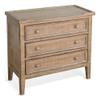 Sunny Designs Marina Oak Beach Pebble Wood End Table view 1