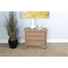 Sunny Designs Marina Oak Beach Pebble Wood End Table view 2