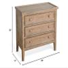 Sunny Designs Marina Oak Beach Pebble Wood End Table view 3