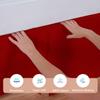 KOMFIT 800 Thread Count 100% Egyptian Cotton Hotel Quality Luxurious Box Pleated Bed Skirt Easy Fit with 15 Inch Drop Length (Red, Twin XL) view 3