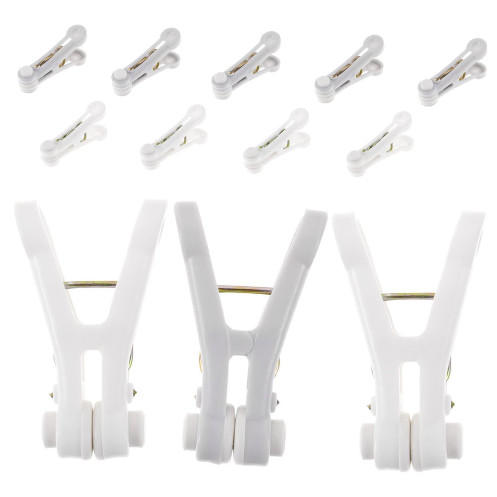 FONDOTIN 16pcs Mini Clothespins Windproof Clothespin Clamp Quilt Fixation Clips for Drying Socks Underwear Hangers
