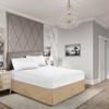 KOMFIT 800 Thread Count 100% Egyptian Cotton Hotel Quality Luxurious Box Pleated Bed Skirt Easy Fit with 18 Inch Drop Length (Taupe, Olympic Queen) view 1