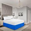 KOMFIT 800 Thread Count 100% Egyptian Cotton Hotel Quality Luxurious Box Pleated Bed Skirt Easy Fit with 21 Inch Drop Length (Egyptian Blue, Cal King) view 1