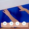 KOMFIT 800 Thread Count 100% Egyptian Cotton Hotel Quality Luxurious Box Pleated Bed Skirt Easy Fit with 21 Inch Drop Length (Egyptian Blue, Cal King) view 3