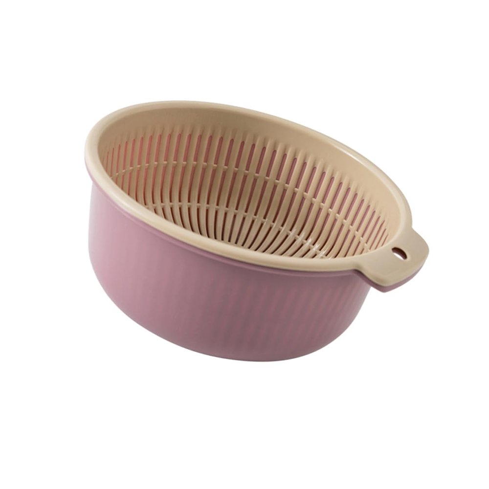 BESTonZON 1pc Fruit Strainer Sink Water Filter Over Sink Colander Mesh Colander Drain Bowl Rice Washing Bowl Draining Basket Multifunctinal Draining Basket Fruit Vegetable Clean Filter Large