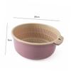 BESTonZON 1pc Fruit Strainer Sink Water Filter Over Sink Colander Mesh Colander Drain Bowl Rice Washing Bowl Draining Basket Multifunctinal Draining Basket Fruit Vegetable Clean Filter Large view 2