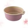 BESTonZON 1pc Fruit Strainer Sink Water Filter Over Sink Colander Mesh Colander Drain Bowl Rice Washing Bowl Draining Basket Multifunctinal Draining Basket Fruit Vegetable Clean Filter Large view 4