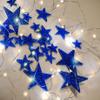 200 Floating Stars Glitter Blue-4 Gallons for Your Vases-Including Transparent Water Gels Kits for Floating Look-with 12 Warm White Submersible Fairy Lights-Stunning Vase Decorations view 2