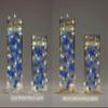 200 Floating Stars Glitter Blue-4 Gallons for Your Vases-Including Transparent Water Gels Kits for Floating Look-with 12 Warm White Submersible Fairy Lights-Stunning Vase Decorations view 3