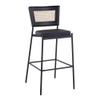 Grandview Gallery Rattan Tania Bar Stool, Bar Chairs, Black Bar Stools, Bar Stools Set of 2 view 4