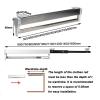 30cm-80cm Stainless Steel Drying Rack, Heavy Duty Retractable Closet Clothes Hanger Rail, Closet Storage RackUsed to Store Scarves/Jeans/Towels/tieSave Space (Size : 40cm/15.7in) view 2