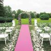 Pink Wedding Aisle Carpet 2mm Thickness Non-Slip Runway Rug 10m 20m Event Walkway Carpets Roll for Party Birthday Christmas Outdoor Decoration Disposable Rugs (Size : 1x10m) view 2