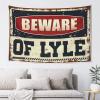 Abipuir Tapestry for Bedroom Beware of Lyle Tapestry Stuff for Boys Room Boys Room Decor Teenager (Size : 75X100CM) view 1