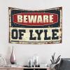 Abipuir Tapestry for Bedroom Beware of Lyle Tapestry Stuff for Boys Room Boys Room Decor Teenager (Size : 75X100CM) view 2