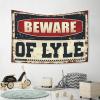 Abipuir Tapestry for Bedroom Beware of Lyle Tapestry Stuff for Boys Room Boys Room Decor Teenager (Size : 75X100CM) view 4